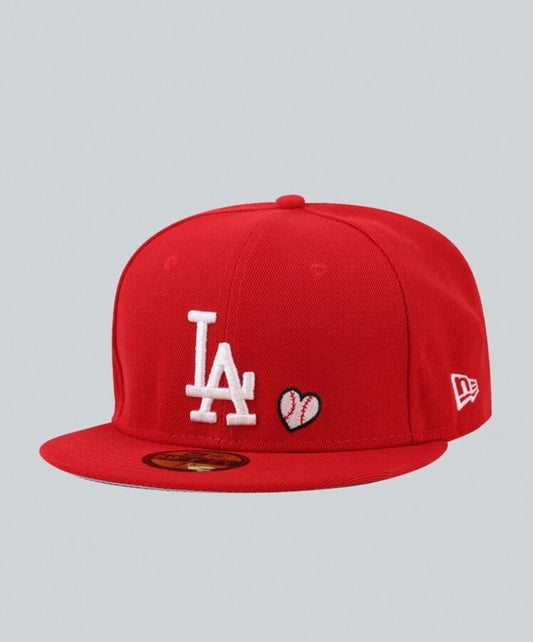 New era Red baseball fitted cap